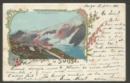 Carte P de 1900 ( Souvenir de la Suisse )