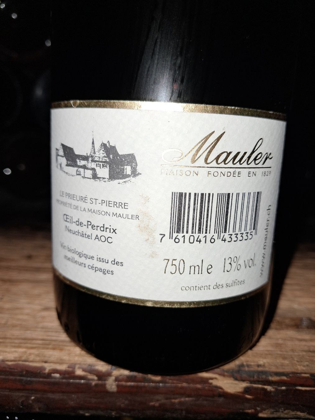 Vino: Mauler Oeil-de-perdrix Bio rosé 2015 – Nuovo e nell'imballaggio originale da Le locle venduto da juliensaran 3