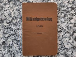 Militärstrafgerichtsordnung 1889