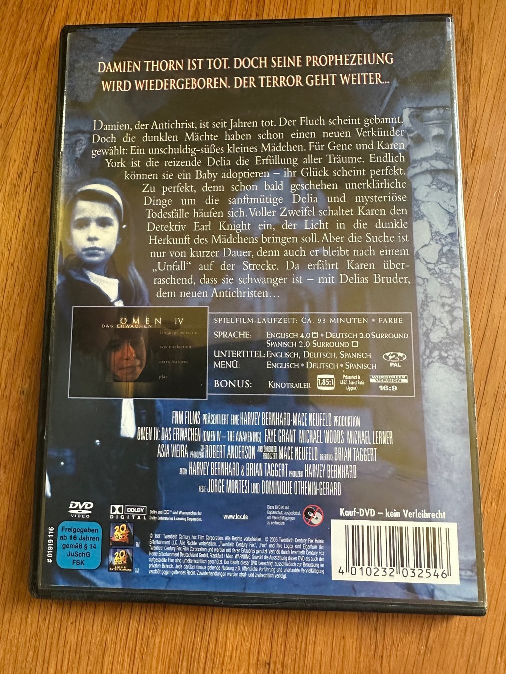 Tutti i DVDs: Omen 4 das erwachen DVD – Usato da Benken ZH venduto da Audi-erich 1