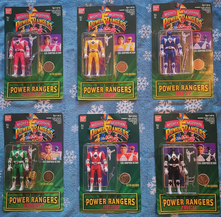 Power Rangers 1994 Originale Vintage Action Figuren (Neu und ...