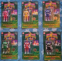 Originale Power Rangers 1994 Vintage Action Figuren Paket