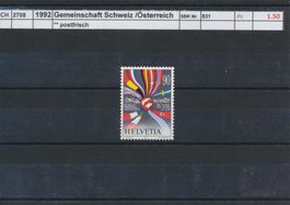 1992 Gemeinschaft "Schweiz / Österreich", ** postfrisch