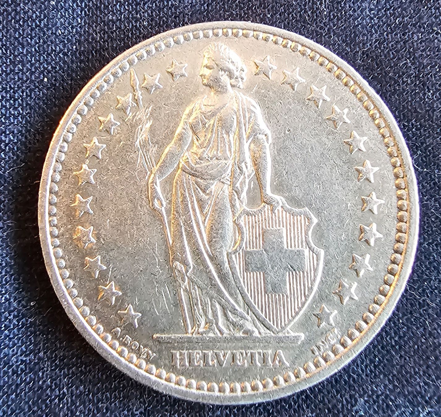 Tutti le monete: 2 Franken 1928/1 ss - vorz. – Usato da Balsthal venduto da mil_js2d 1