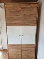 Kleiderschrank Holz/Weiss 2 Türen gebraucht