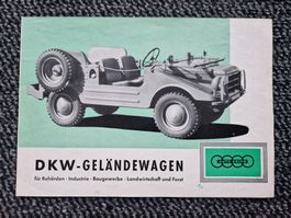 Original Prospekt DKW Geländewagen / Transporter