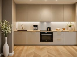 Küchenzeile LIEA 300 cm MDF Kaschmir Matt