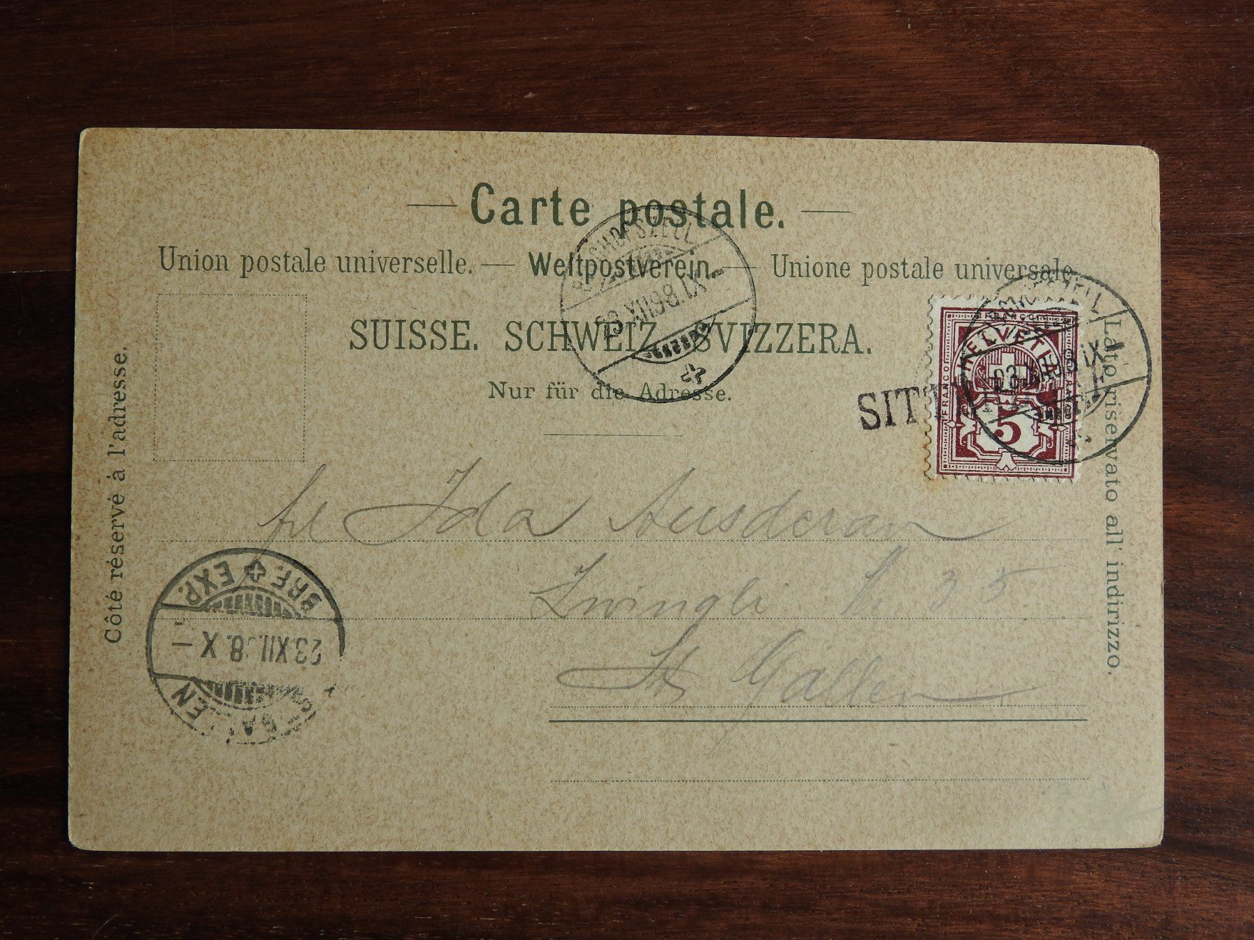 Cartoline postali: Gruss aus Bischofszell, schöne AK – Usato da Rain venduto da 999-800-K 1