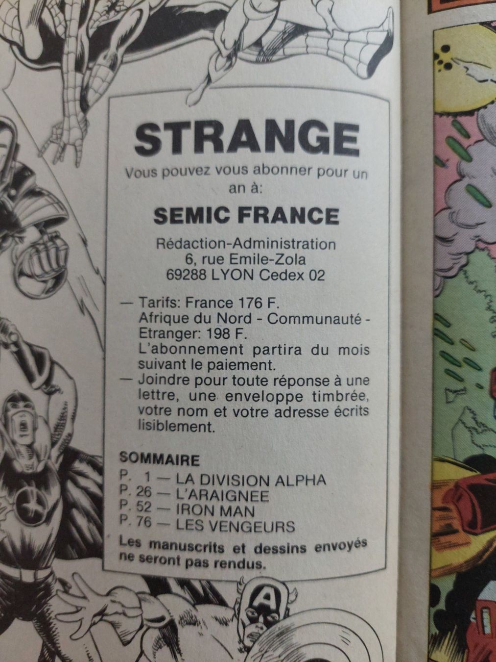 Fumetti: Strange No 232 Avril 1989 TBE – Usato da Genève venduto da Blu_BD 2