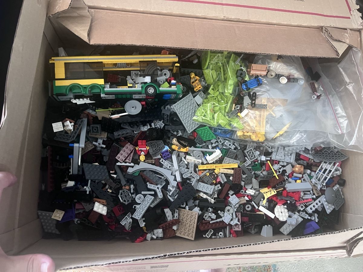 Lego Kit di costruzioni: Ca. 7kg Lego Kartonkiste – Usato da Arbon venduto da K9320