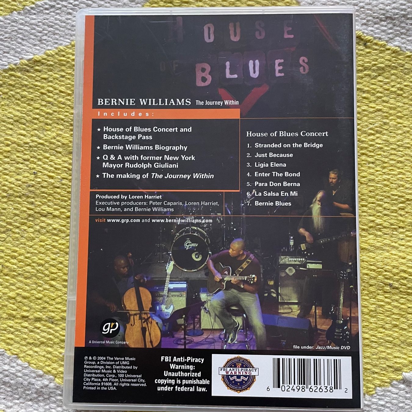 Tutti i DVDs: BERNIE WILLIAMS-DVD THE JOURNEY WITHIN – Usato da Rorschacherberg venduto da CD-Roli 1