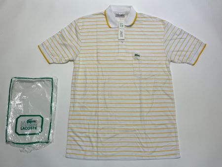 Vintage 80s Deadstock Lacoste Polo Gr. M