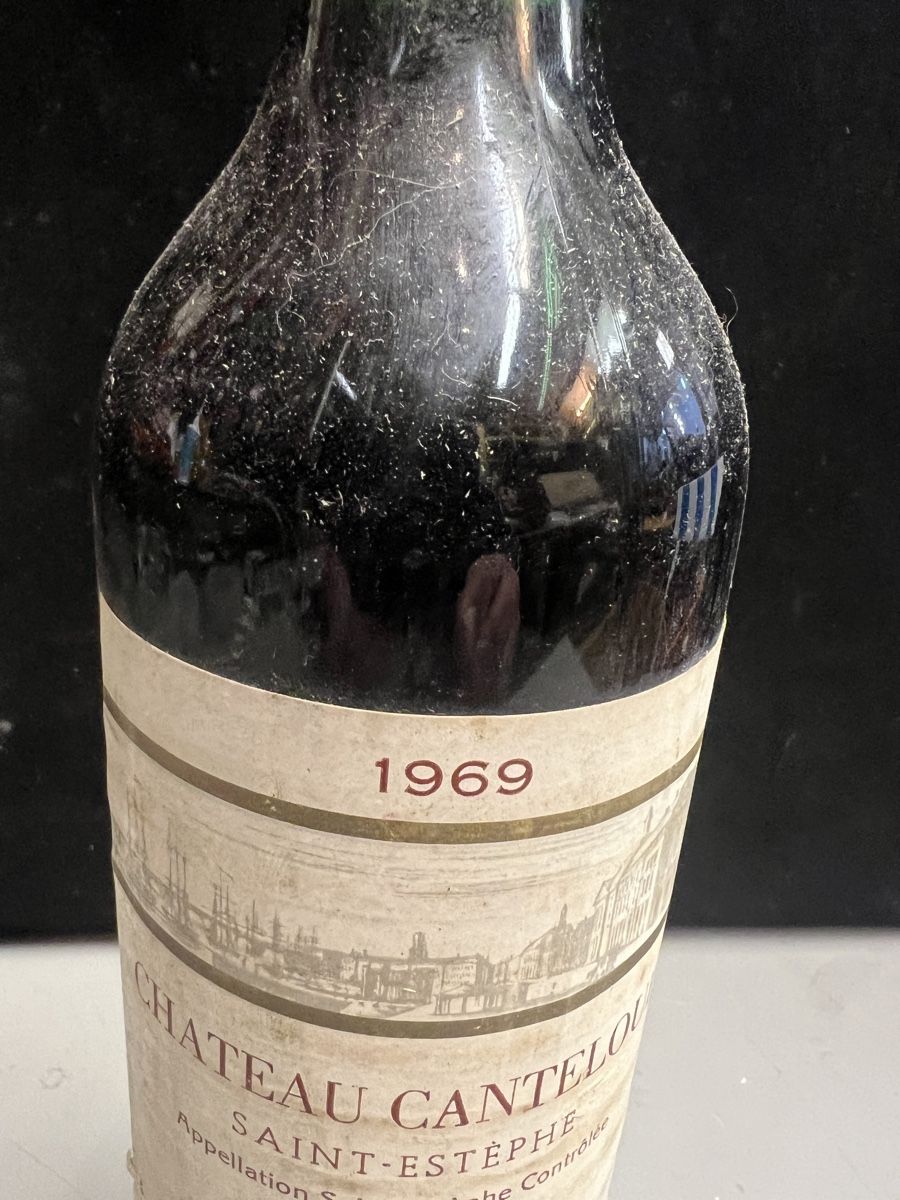 Wein: CHÂTEAU CANTELOUP 1969 SAINT-ESTÈPHE – Neu (gemäss Beschreibung) aus Genève von Leboucheoreilles 1