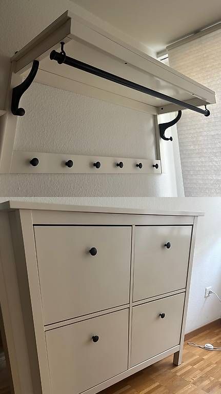 Guardaroba: WEISSER SCHUHSCHRANK MIT GARDEROBE  – Usato da Wetzikon ZH venduto da nad_rv68