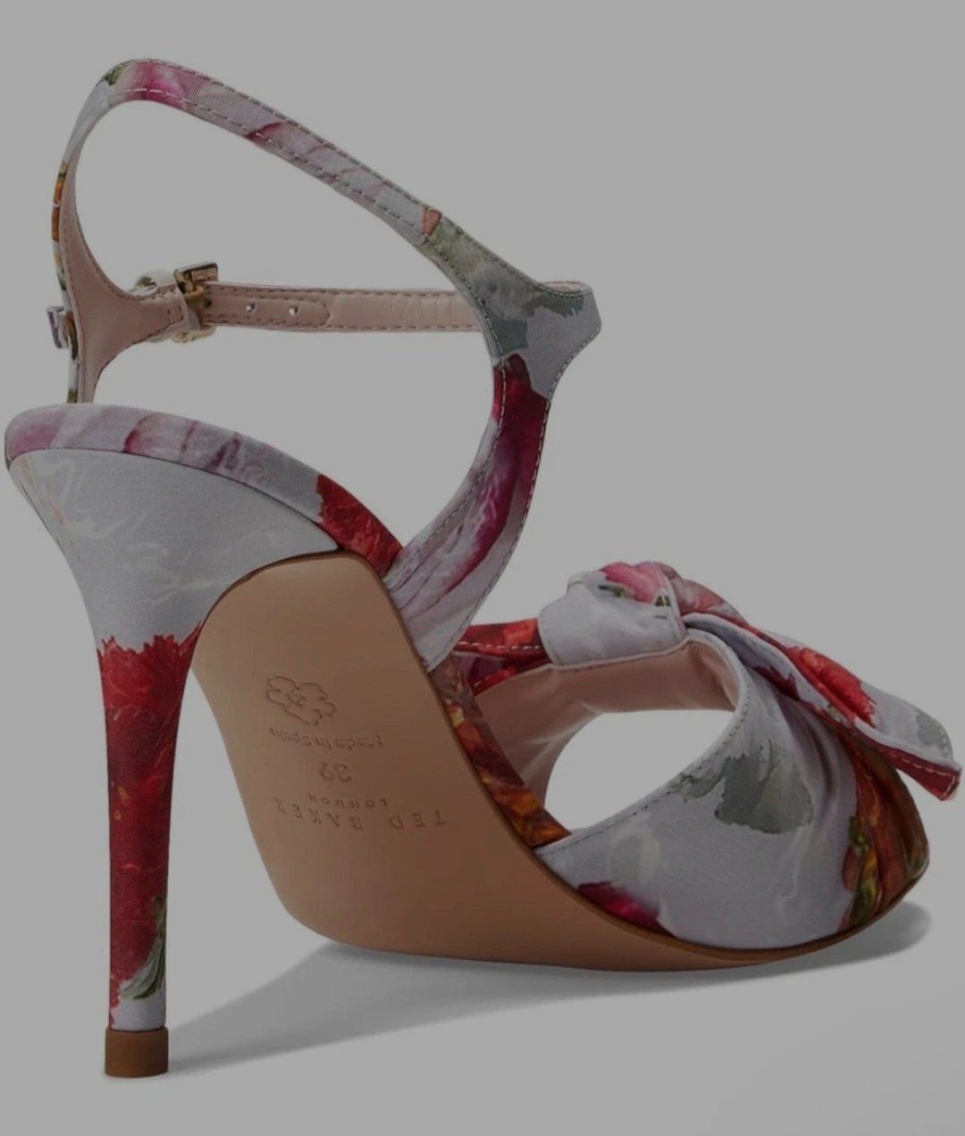 Ted Baker Scarpe da donna: Sandales fleuries Ted Baker, taille 39, parfaites été! – Nuovo e nell'imballaggio originale da Rapperswil SG venduto da ape_m8s2 2