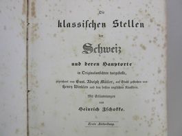 Die Klassischen Stellen der Schweiz - H. Zschokke