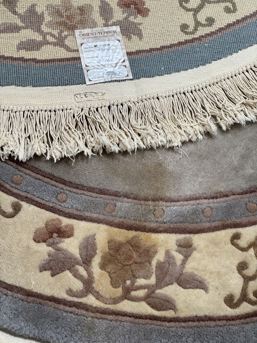Teppiche: Nepal rund, Durchmesser 160 cm – Gebraucht aus Liestal von nani054 6