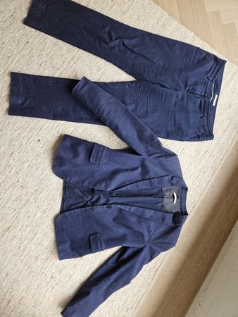 Damenanzug, Hose und Blazer, Winter, blau, Esprit, Grösse 42
