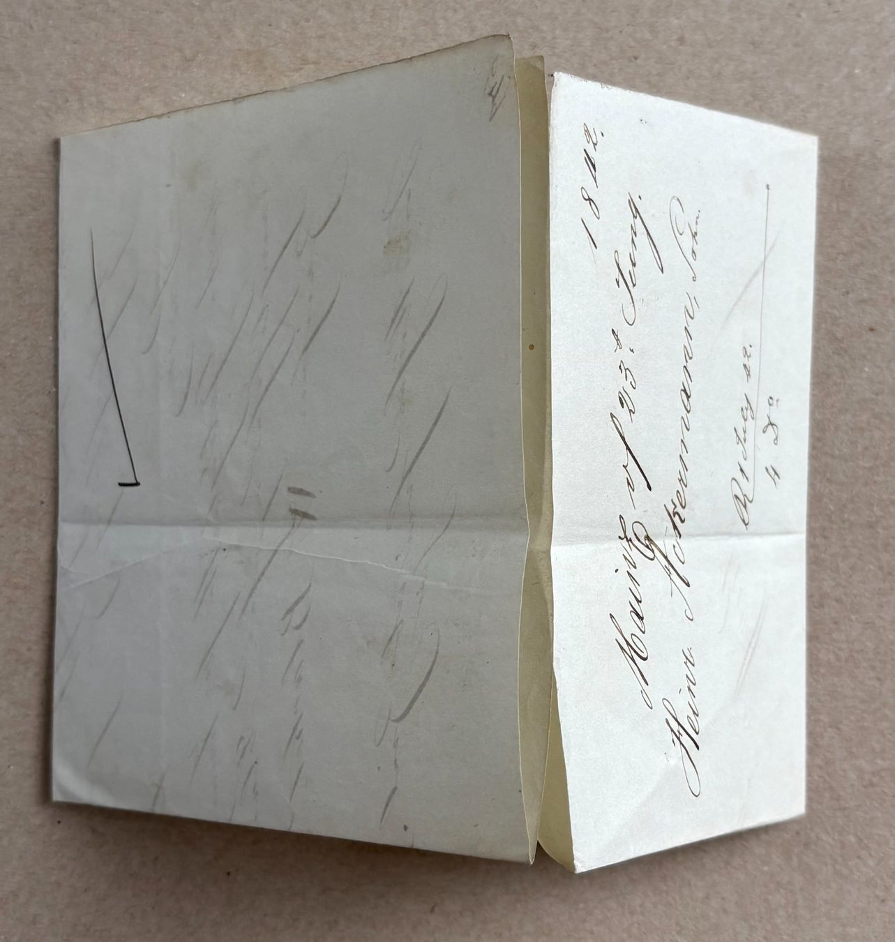 Documenti: HISTORISCHER BRIEF BASEL 1842 – Usato da Ostermundigen venduto da wini63 1