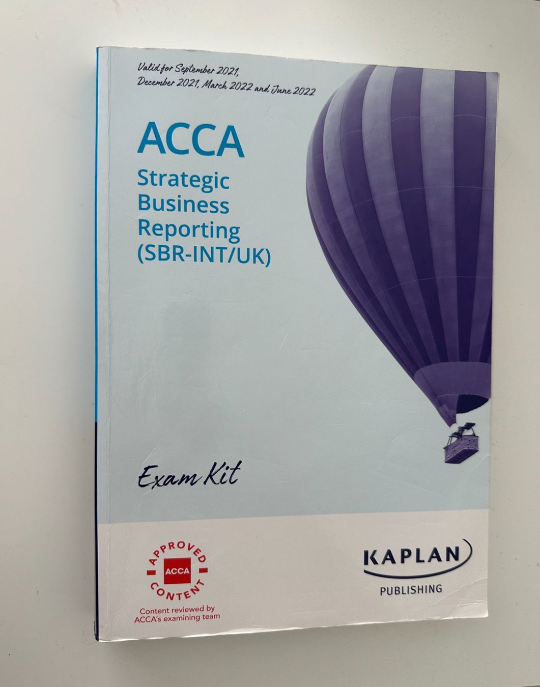 Libri: ACCA Study Materials - SBR Strategic Business Reporting – Usato da Zürich venduto da buc_bmc7