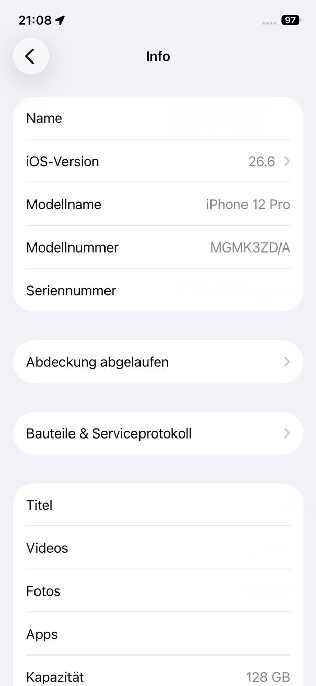 Apple Handys / Smartphones: iPhone 12 Pro – Gebraucht aus Zürich von alskdjfhg 2