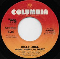 Joel Billy: Worse Comes To Worst  7"