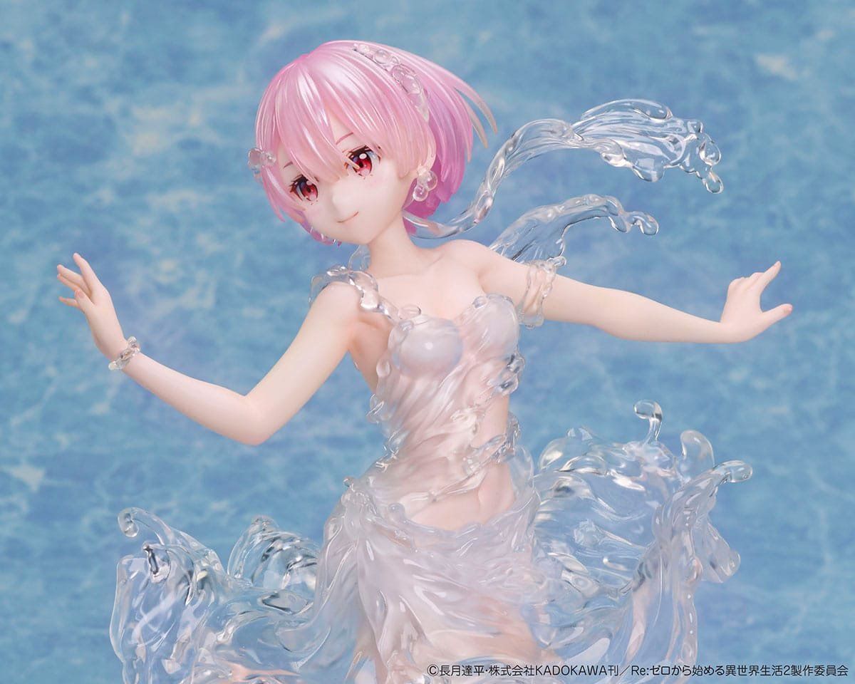 Statuette: Re:Zero 1/7 Ram Aqua Dress 23 cm – Nuovo e nell'imballaggio originale da St-Imier venduto da ATTAKSHOP 9