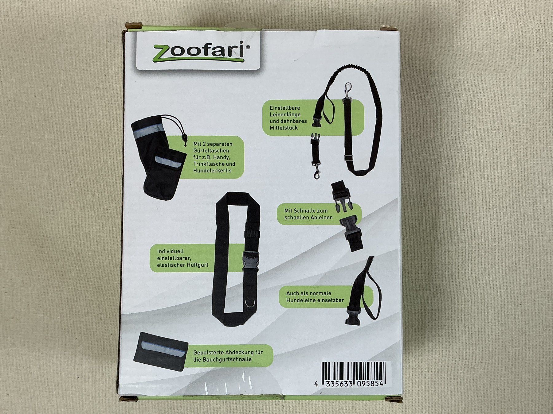 Guinzagli & Collari: ZOOFARI Jogging Leine mit Gürteltaschen – Nuovo (secondo la descrizione) da Richterswil venduto da Restwert_Richterswil 9