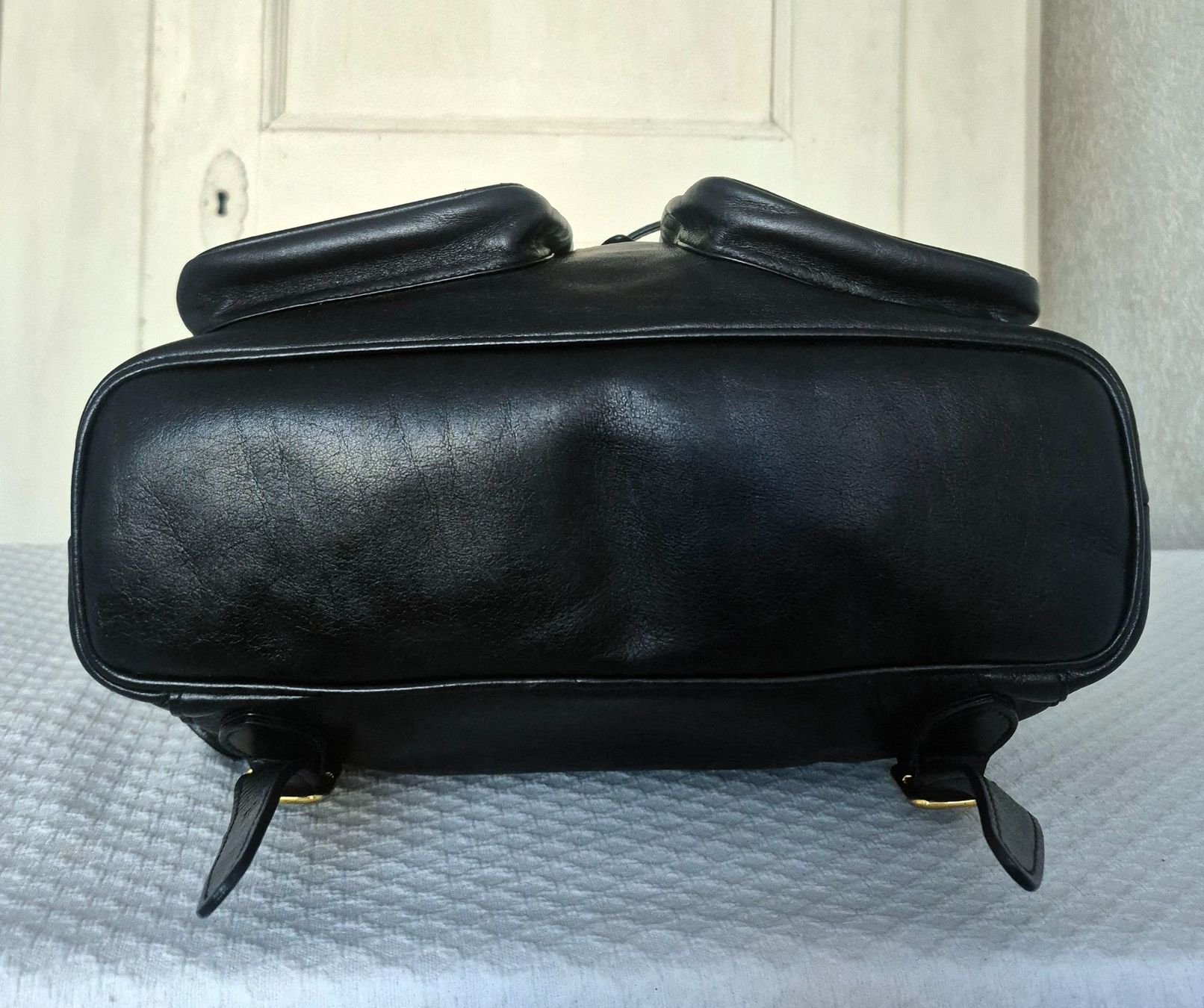 Gucci Zaini: Gucci Bamboo Leather Backpack, Vintage – Usato da Dottikon venduto da Pega7 6