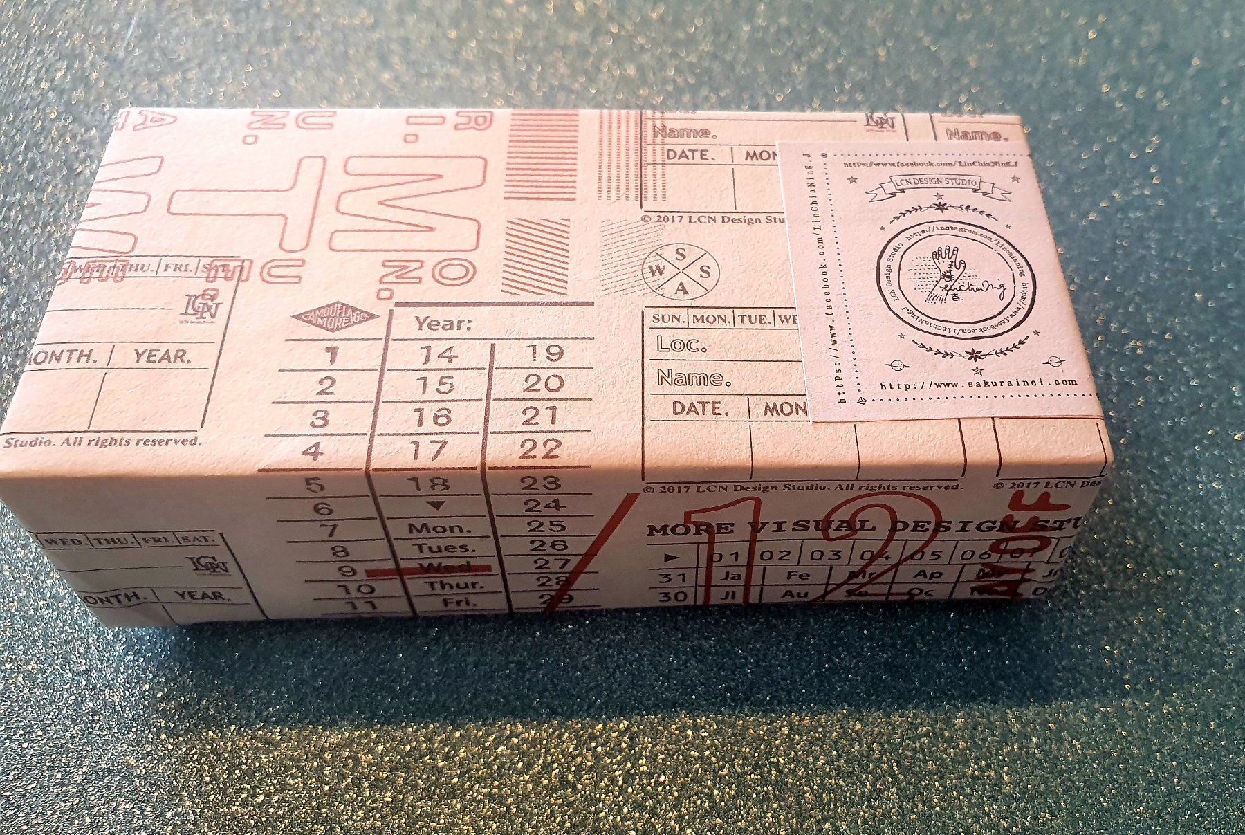 Stempel: 13-teiliges Stempelset "Daily Ticket set B" LCN DesignStudio – Neu und originalverpackt aus Zürich von brifo64 4