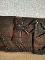 Afrikanische Holzschnitzerei, Wandbild, Top Zustand!