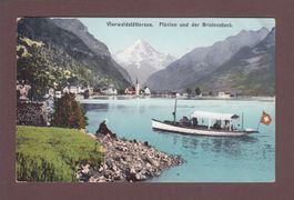 FLÜELEN - Mann - Boot - Bristenstock