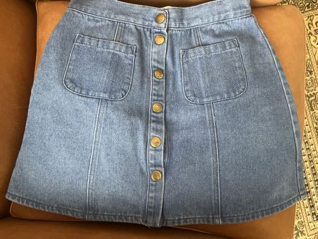 jeans cotton skirt