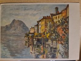 Ansichtskarte Gandria mit San Salvatore Tessin