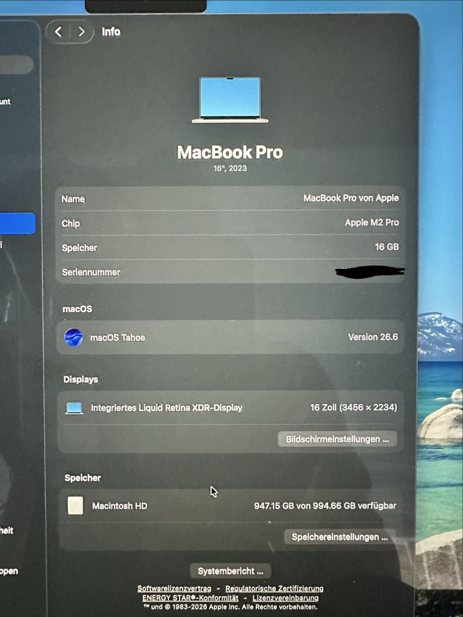 Apple Notebooks: Apple MacBook Pro 16 M2 – Gebraucht aus Seuzach von Seuzemer 7