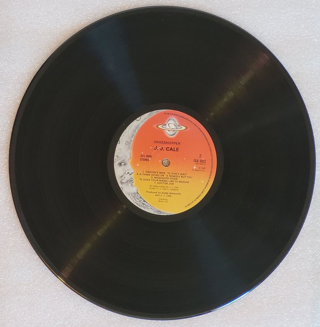 Dischi in vinile: J.J. Cale – Grasshopper von 1982 – Usato da Zürich venduto da Avd 7