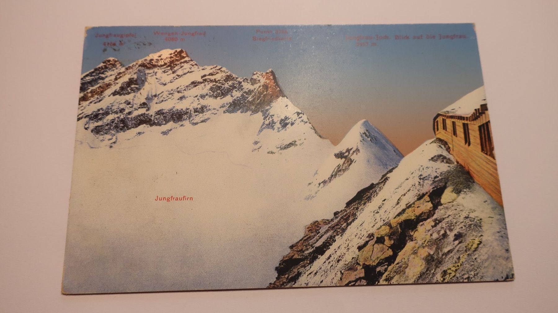 Cartoline postali: Jungfraufirn 1920 – Usato da Cormoret venduto da Pascalll2001 1