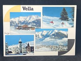 Vella (Val Lumnezia) 1250m s. m cun territori da Ski "Triel"