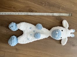 Gehäkelte Giraffe Blau