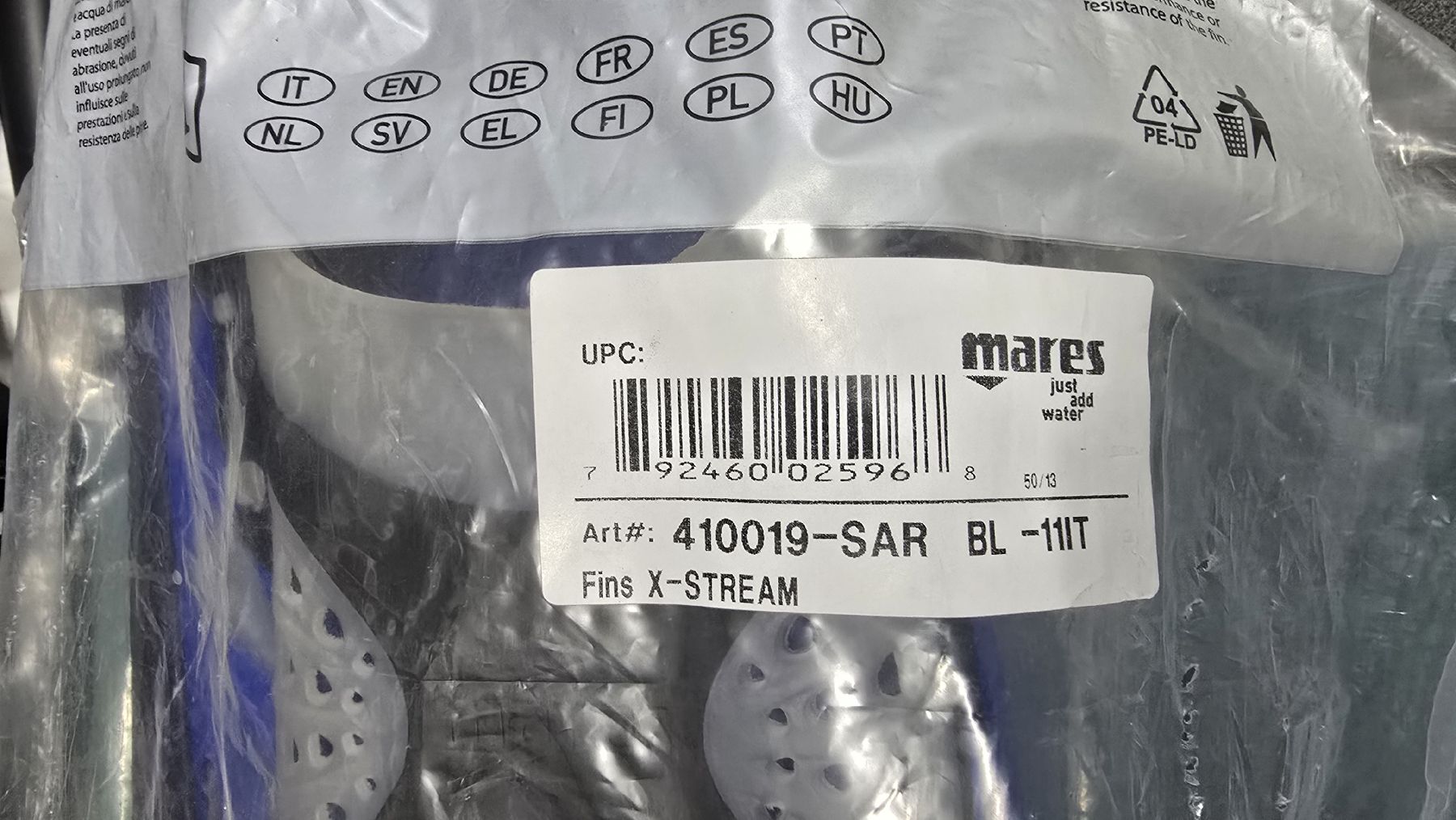 Mares Flossen, Masken & Schnorchel: Flosse Mares X-Stream Gr. R – Gebraucht aus Guschelmuth von easy_01 2