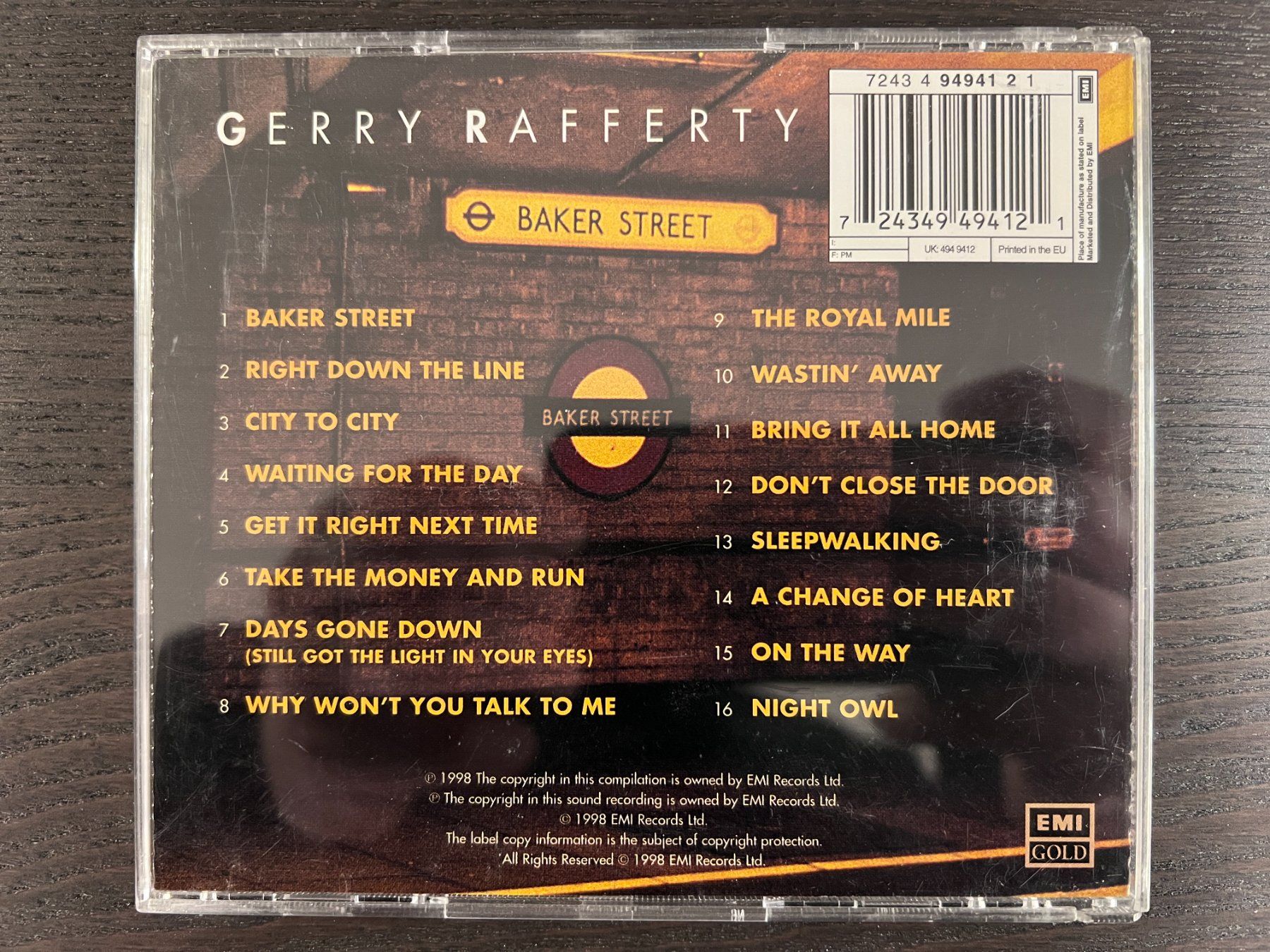 CD: Gerry Rafferty - Baker Street – Usato da Zürich venduto da MusikFreunde 1