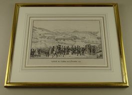 GEFECHT BEI GISLIKON, GISIKON 1847, LITHOGRAPHIE 1848