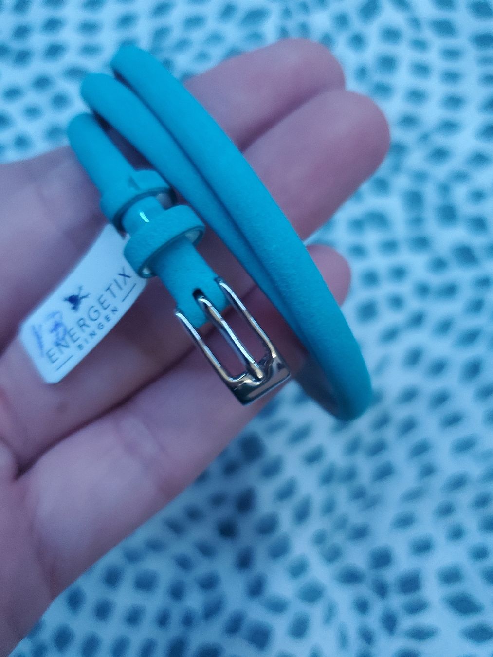 Energetix Bracciali & Braccialetti: Energetix Magnetarmband türkis Neu – Nuovo e nell'imballaggio originale da Dättwil AG venduto da Globetrotter2000 1