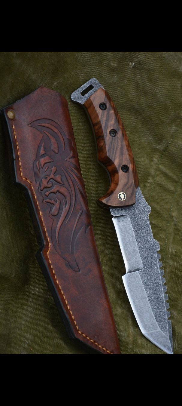 Accessori: Jagdmesser & Bushcraft  mit Lederscheide – Nuovo (secondo la descrizione) da Buchs AG venduto da dda_b5lw 2
