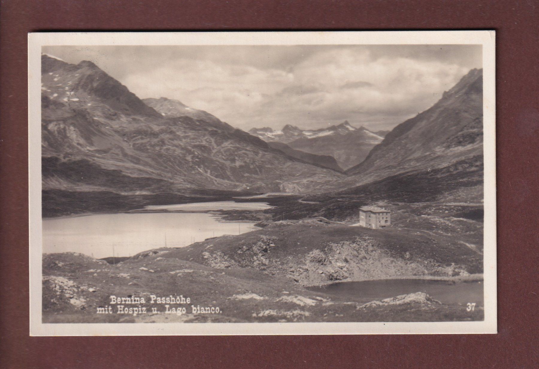 Cartoline postali: BERNINA PASSHÖHE – Usato da Pully venduto da nicecards