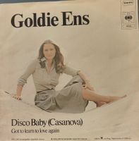 Vinyl-Single Goldie Ens - Disco Baby (Casanova)