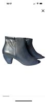 ZINDA Booties Open-Toe STIEFELETTEN Weiches Leder Gr.38 Neu