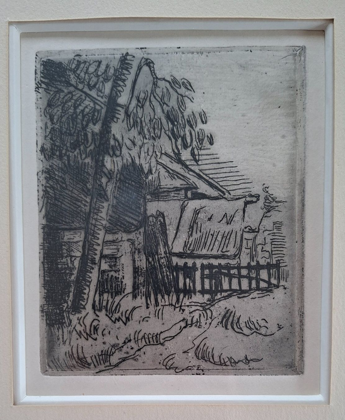 Gemälde: Gerahmte Radierung, Paul Cézanne, passage a Anvers – Gebraucht aus Opfikon von Diversamente