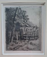 Gerahmte Radierung, Paul Cézanne, passage a Anvers