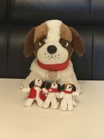Peluche officielle Barry St-Bernard + 3 porte-clés Suisse
